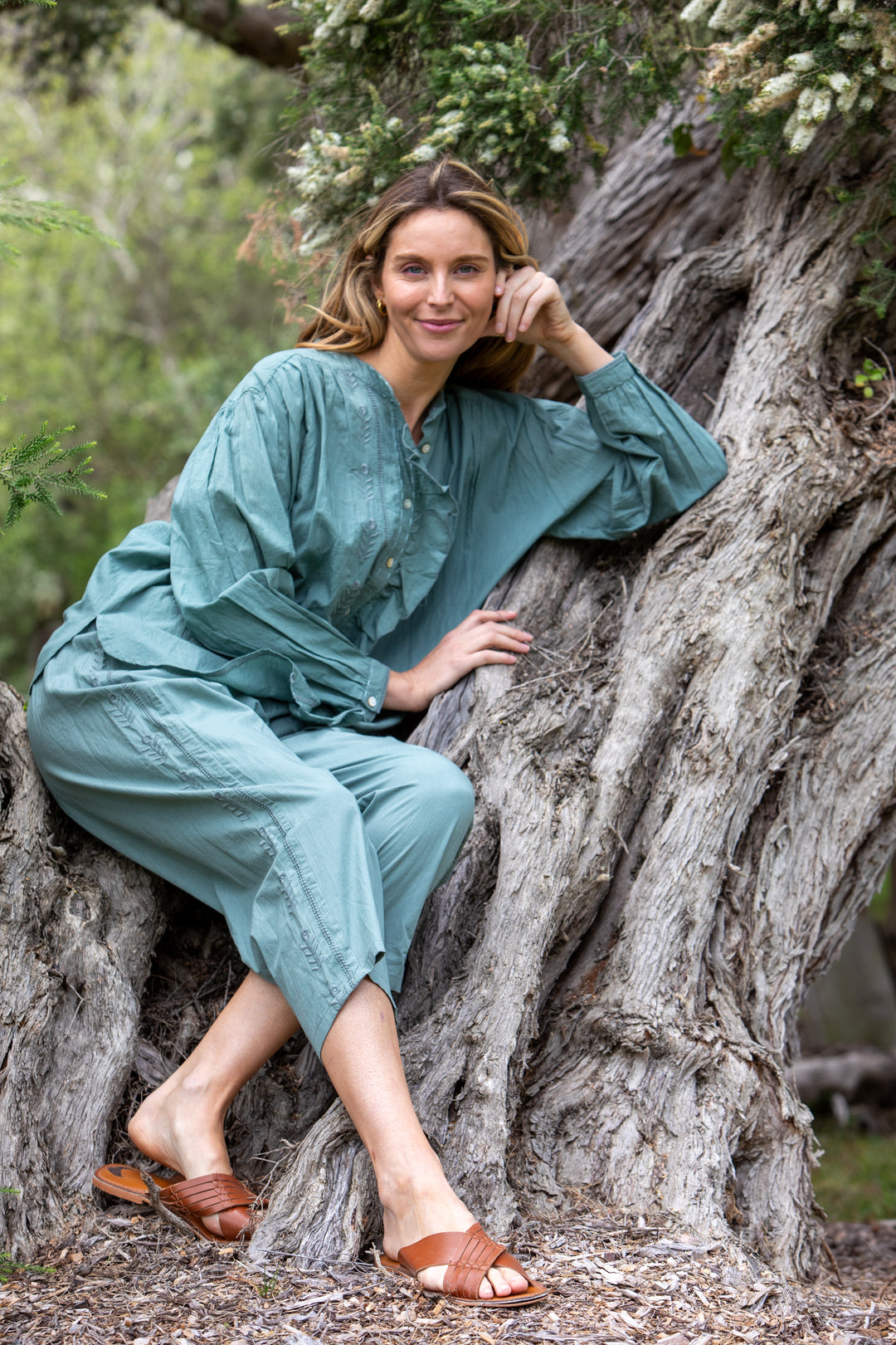Mandalay Designs | Garden Pant | Wasabi