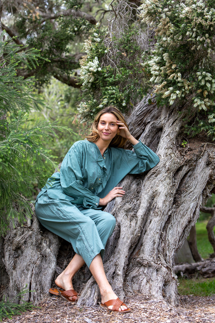 Mandalay Designs | Garden Pant | Wasabi