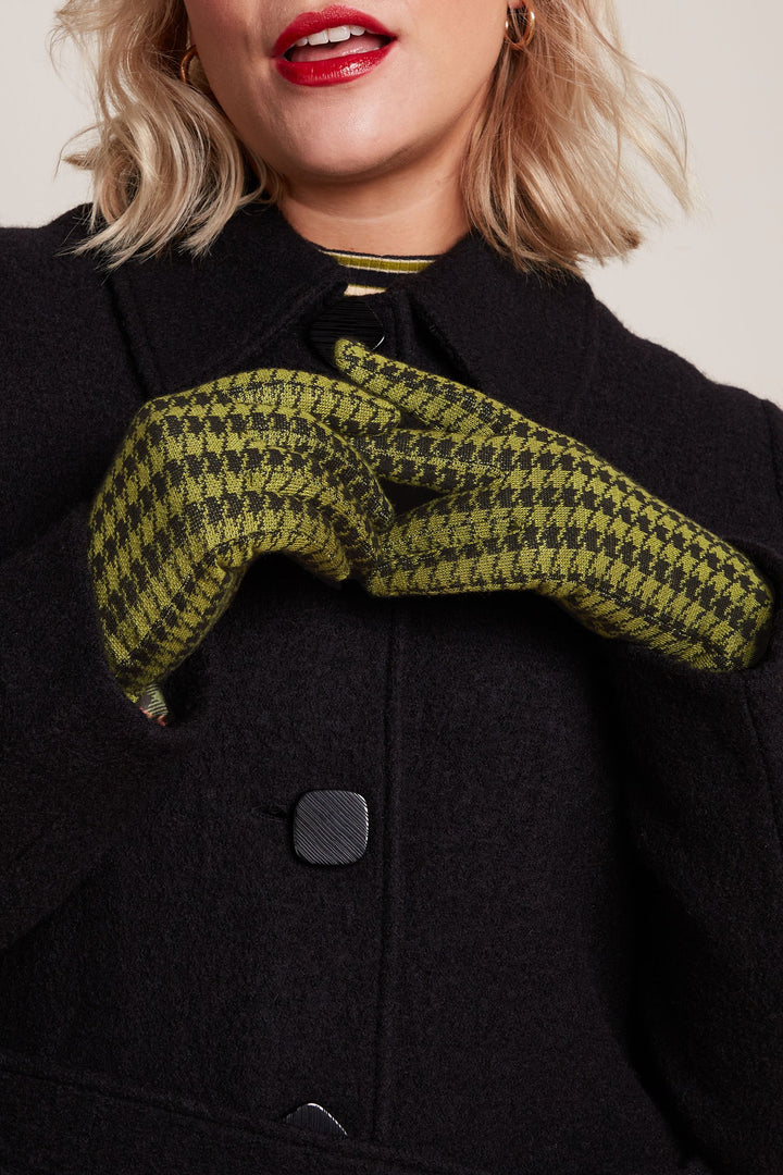 King Louie | Gloves Pied de Poule | Woodbine Green