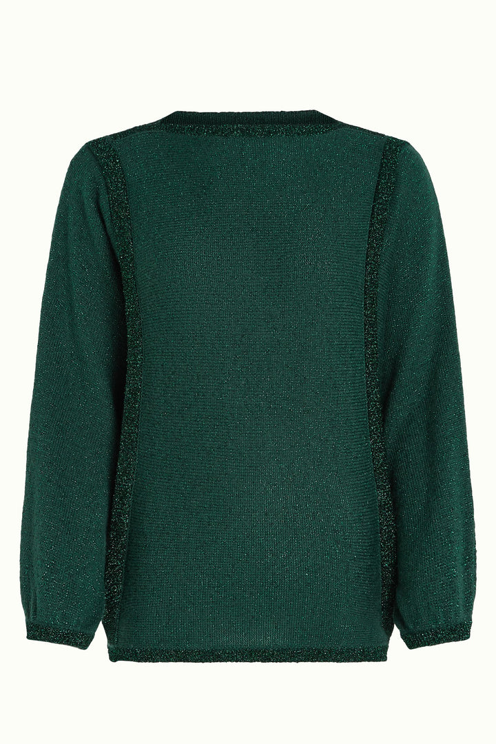 King Louie | Azzura Knit Top Eighties | Urban Green