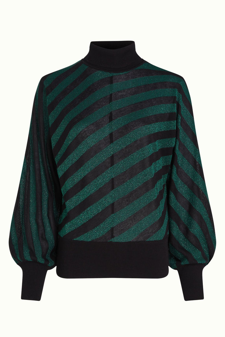 King Louie | Tina Top Spiro Stripe | Green