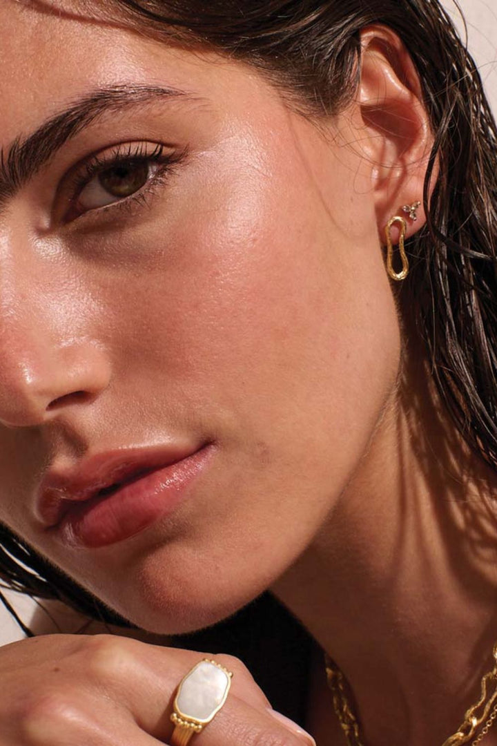 Murkani | Eterna Earrings | 18KT Yellow Gold Plate