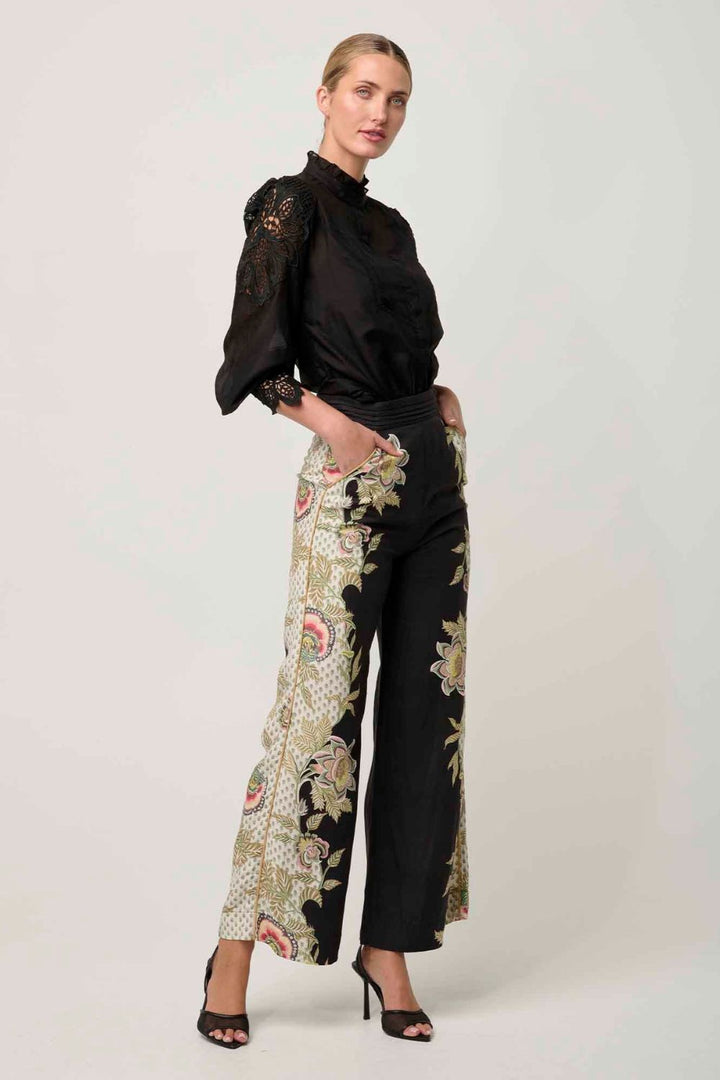 Once Was | Sevilla Cotton Silk Shirt | Onyx