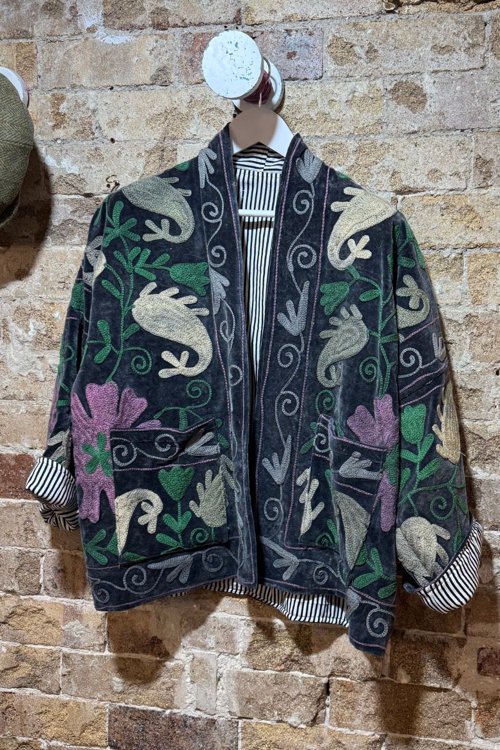 Mon Milou | Embroidered Velvet Jacket | Farida