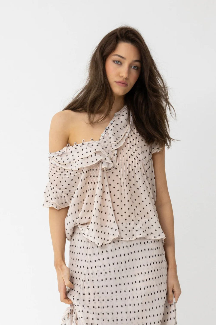Joey the Label | SATC S/SLV Blouse | Polka Dot
