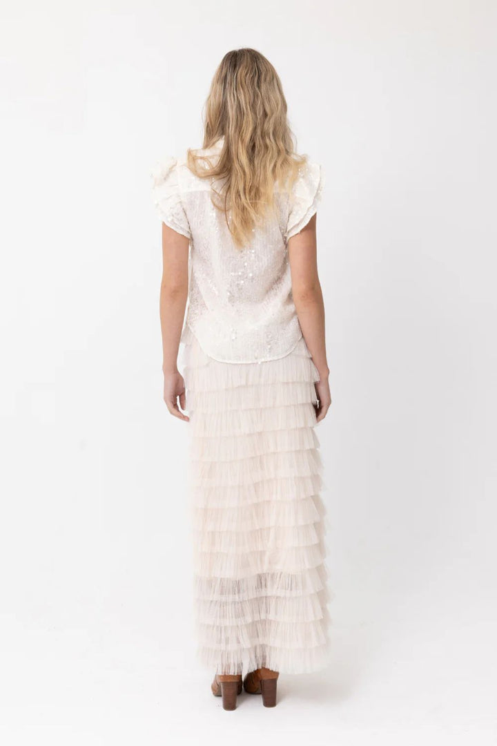 Joey the Label | Sequin Me Blouse | Sand