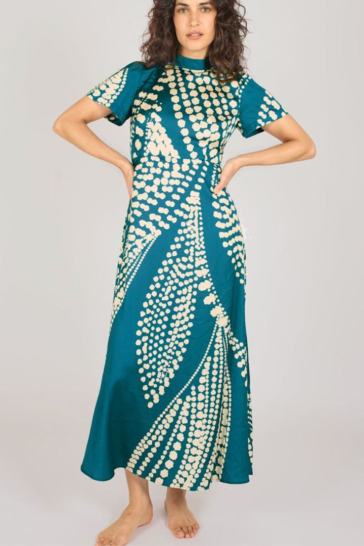 Traffic People | The Odes Revisited Solitude Dress | Blue