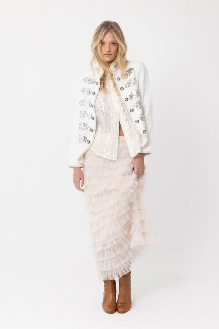 Joey the Label | Sequin Me Blouse | Sand