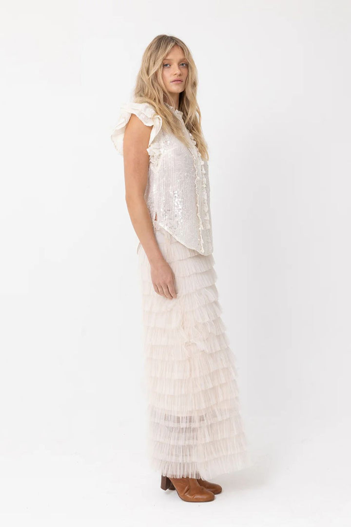 Joey the Label | Sequin Me Blouse | Sand