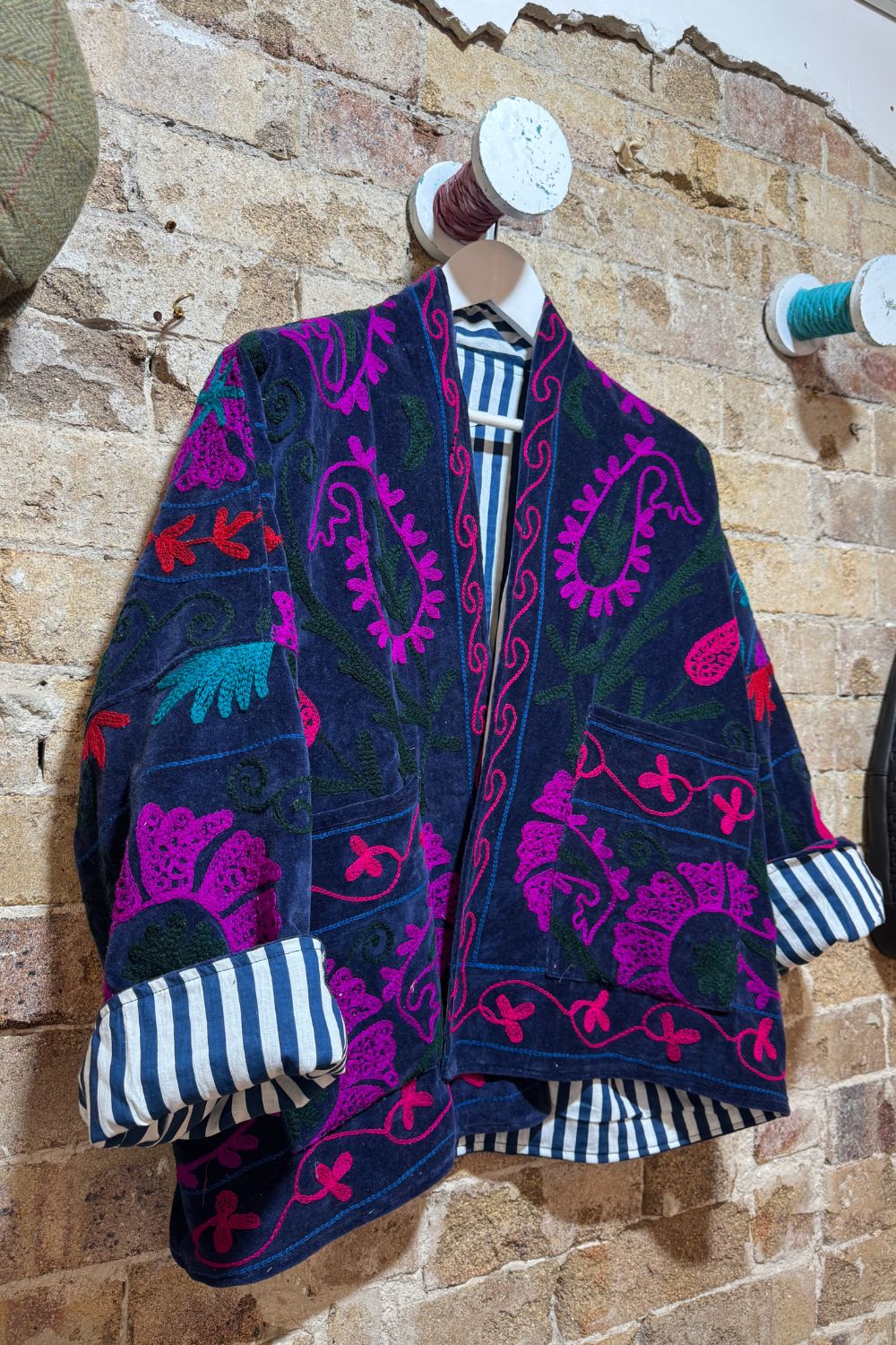 Mon Milou | Embroidered Velvet Jacket | Veena