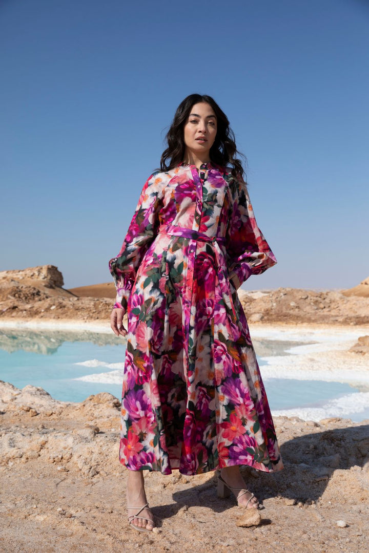 Kachel | Emery Maxi Dress | Floral Jewel