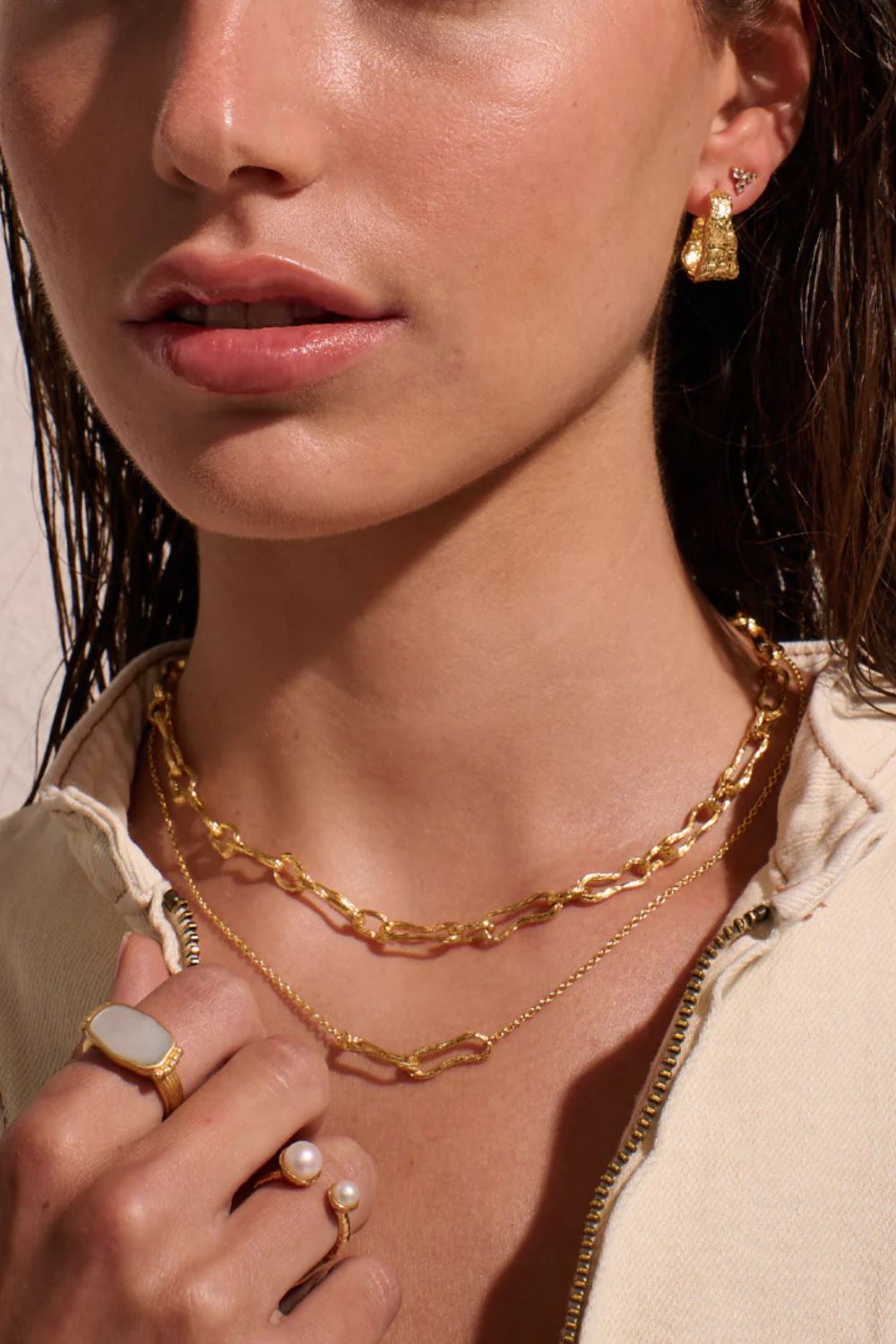 Murkani | Eterna Interlink Necklace | 18KT Yellow Gold