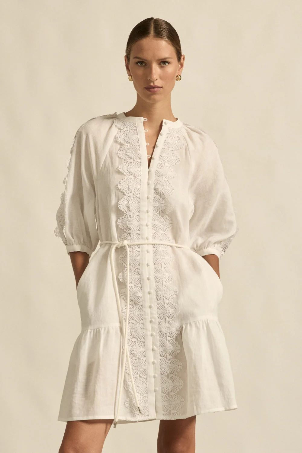 Zoe Kratzmann | Unfurl Dress | Porcelain