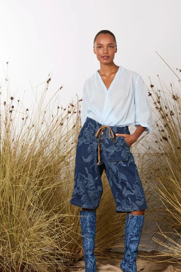 M.A Dainty | Toggle Shirt | Blue Sky