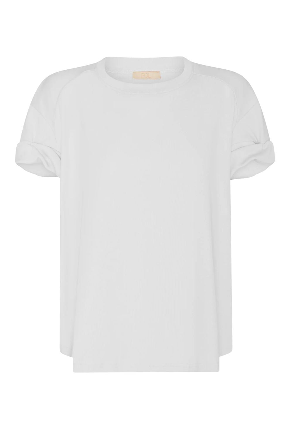 POL Clothing | Zone Cap Tee | White