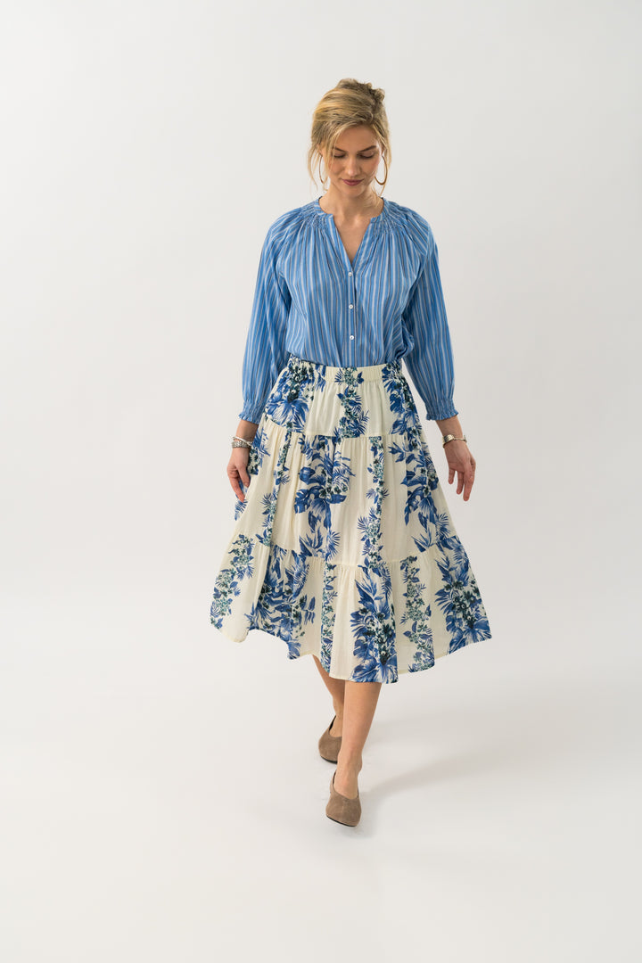 Lollys Laundry | EloraLL Shirt 3/4 | Light Blue