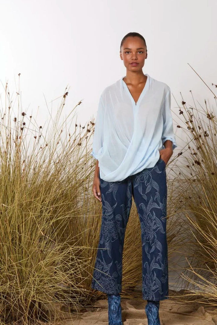 M.A Dainty | Toggle Shirt | Blue Sky