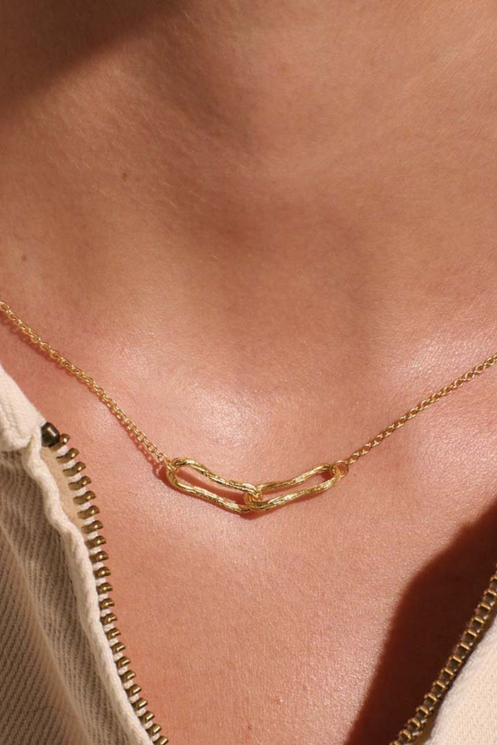 Murkani | Eterna Interlink Necklace | 18KT Yellow Gold