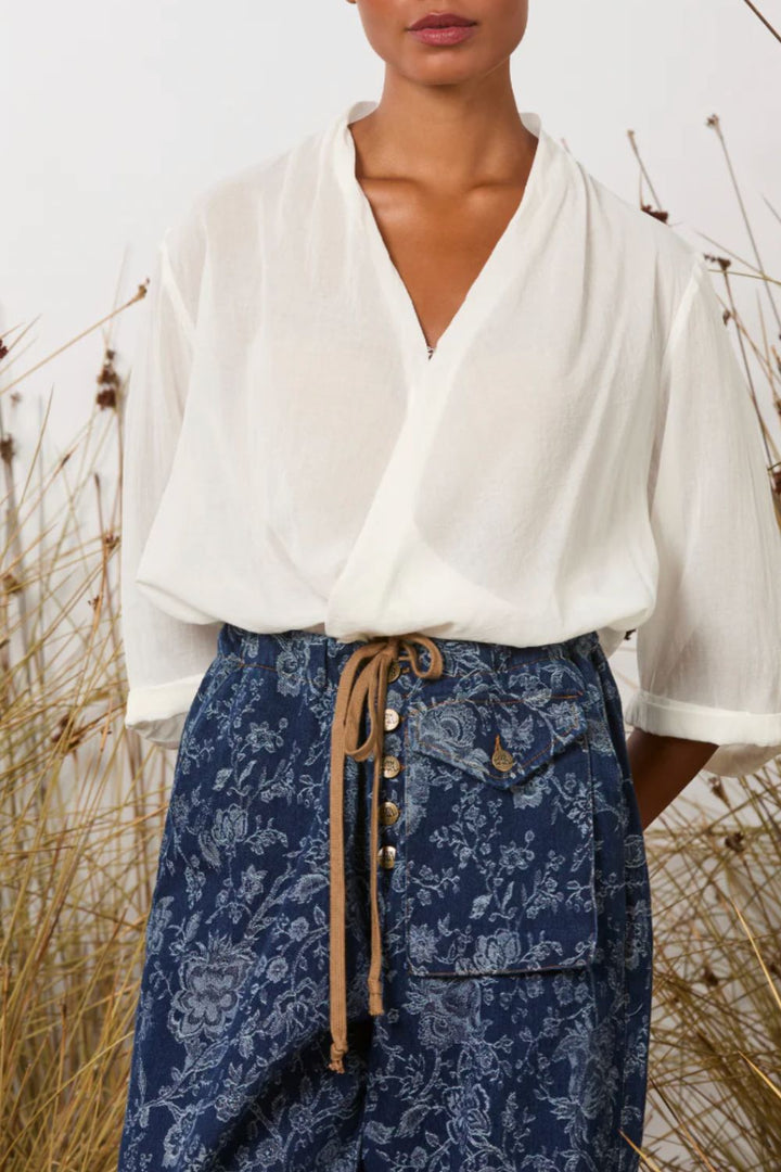 M.A Dainty | Trucker Jean | Floral