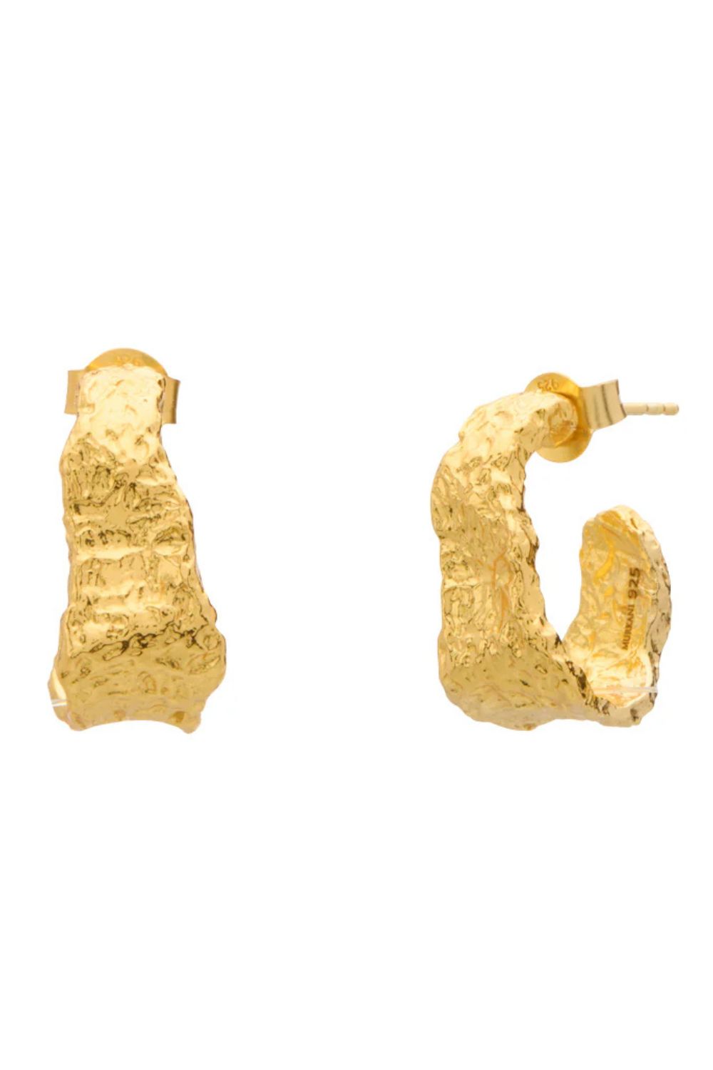 Murkani | Eterna Hoop Earrings | 18KT Yellow Gold Plate