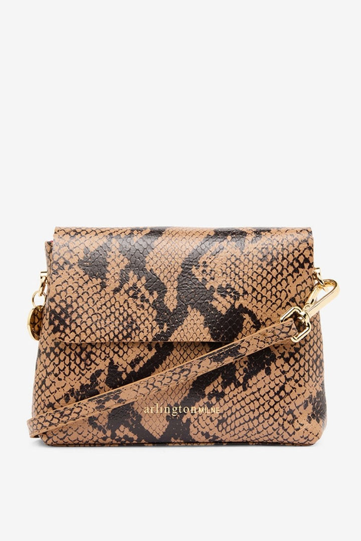 Arlington Milne | Amber Petite | Caramel Python
