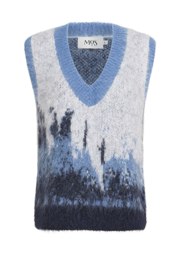 Mos the Label | Colette Knit Vest | Midnight Blue