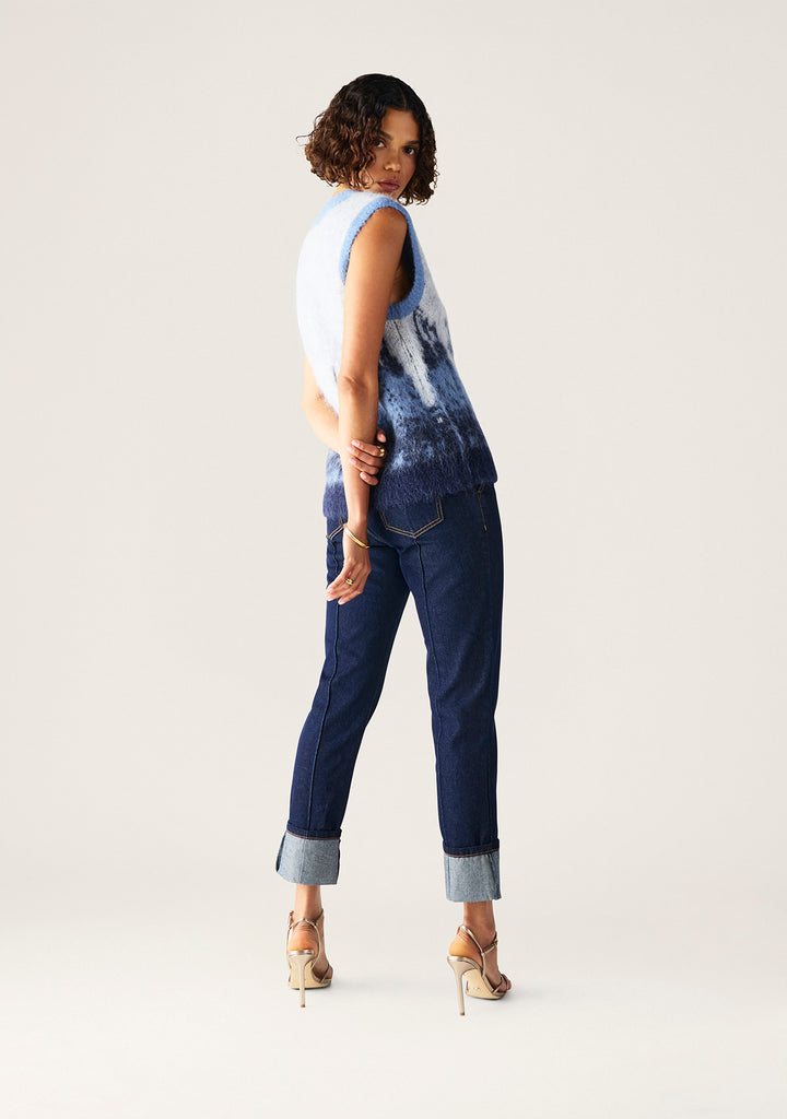 Mos the Label | Colette Knit Vest | Midnight Blue