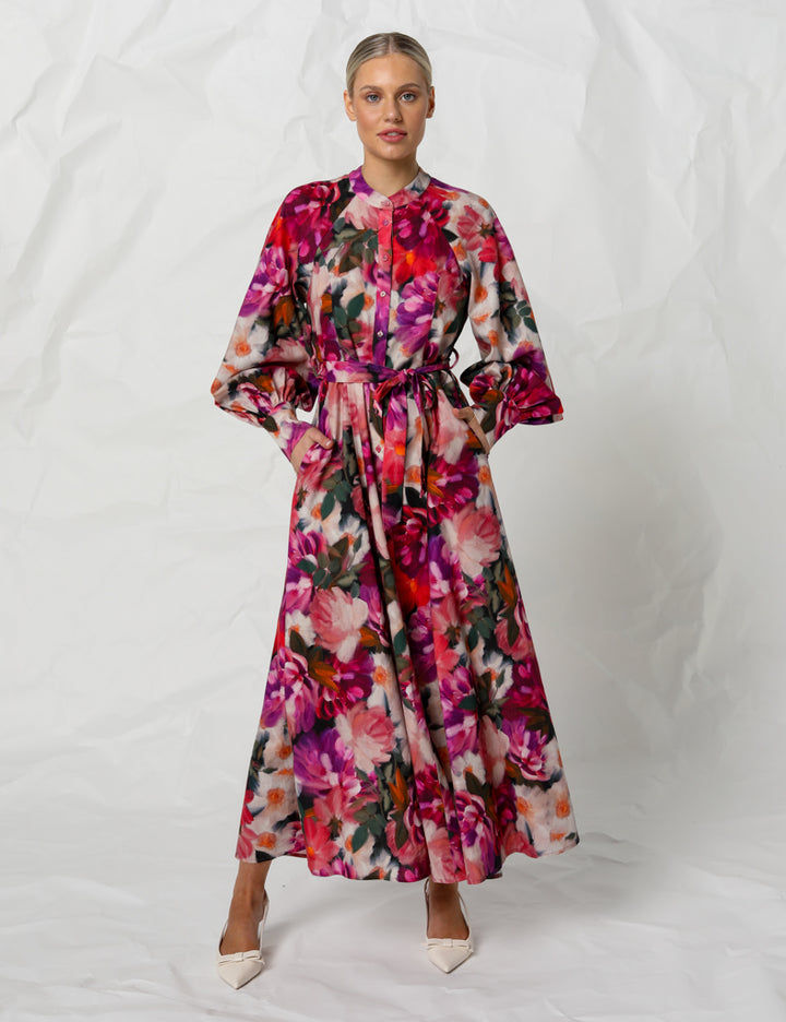 Kachel | Emery Maxi Dress | Floral Jewel