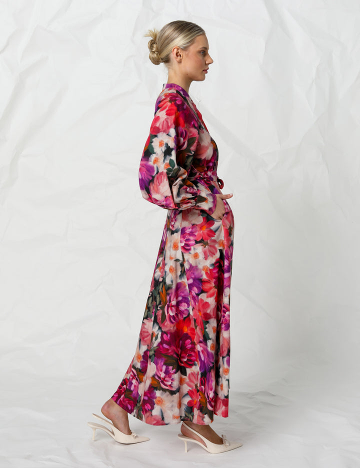Kachel | Emery Maxi Dress | Floral Jewel
