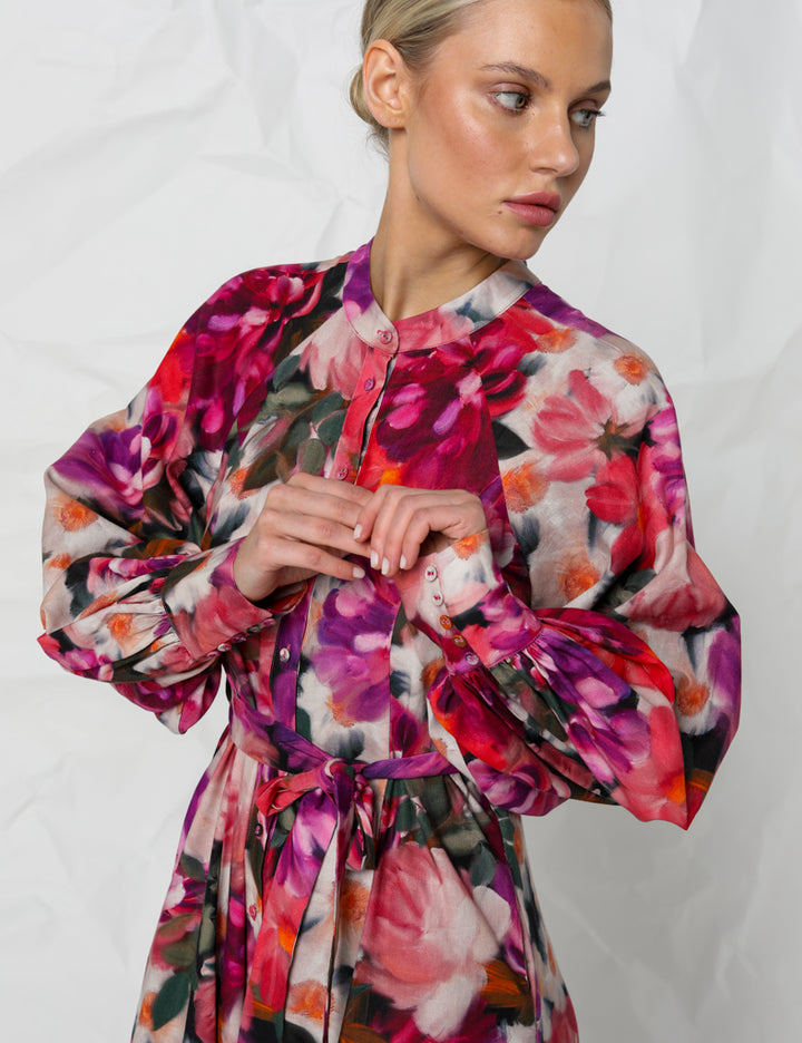 Kachel | Emery Maxi Dress | Floral Jewel