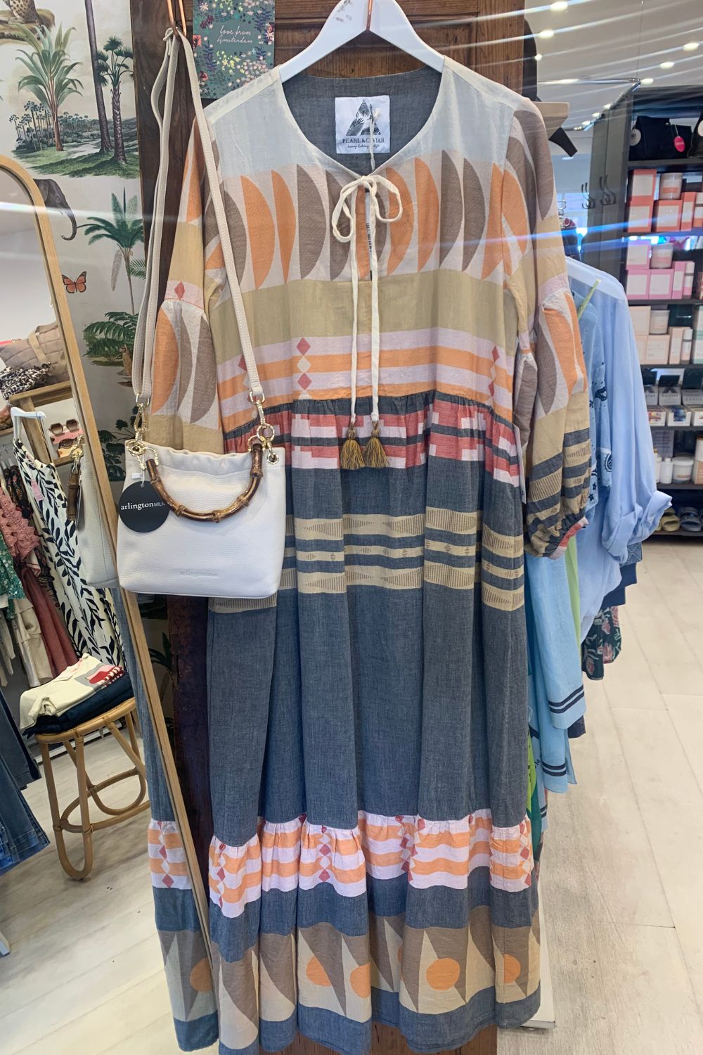Pearl & Caviar | Zakar Maxi Dress | Apricot