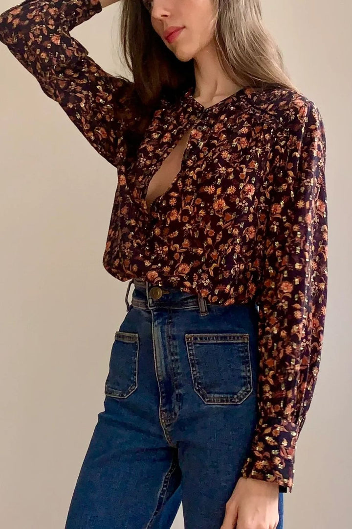 Marie Louise de Monterey | Delphine Blouse | Black
