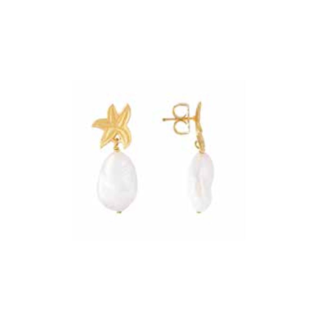 Fairley | Starfish Pearl Drops