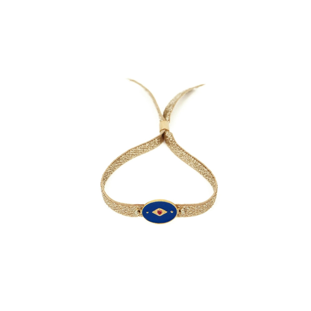 Nilai Paris | Indie Ribbon Bracelet | Blue - Dutch Hideout