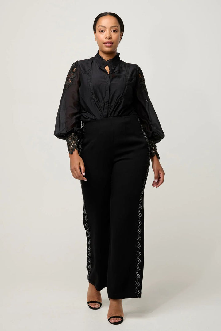 Once Was | Sevilla Cotton Silk Shirt | Onyx