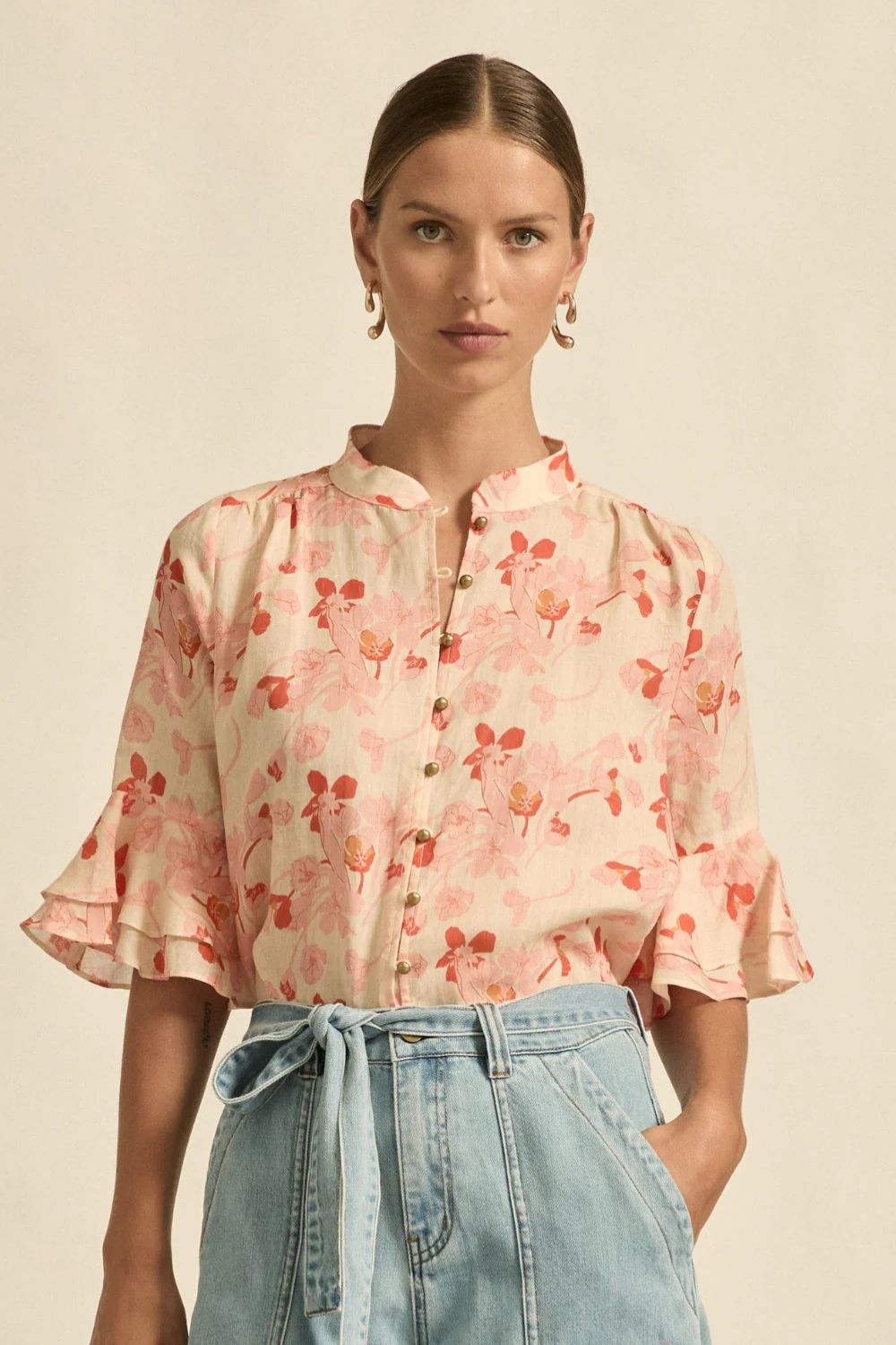Zoe Kratzmann | Fluctuate Top | Cherry Tulip