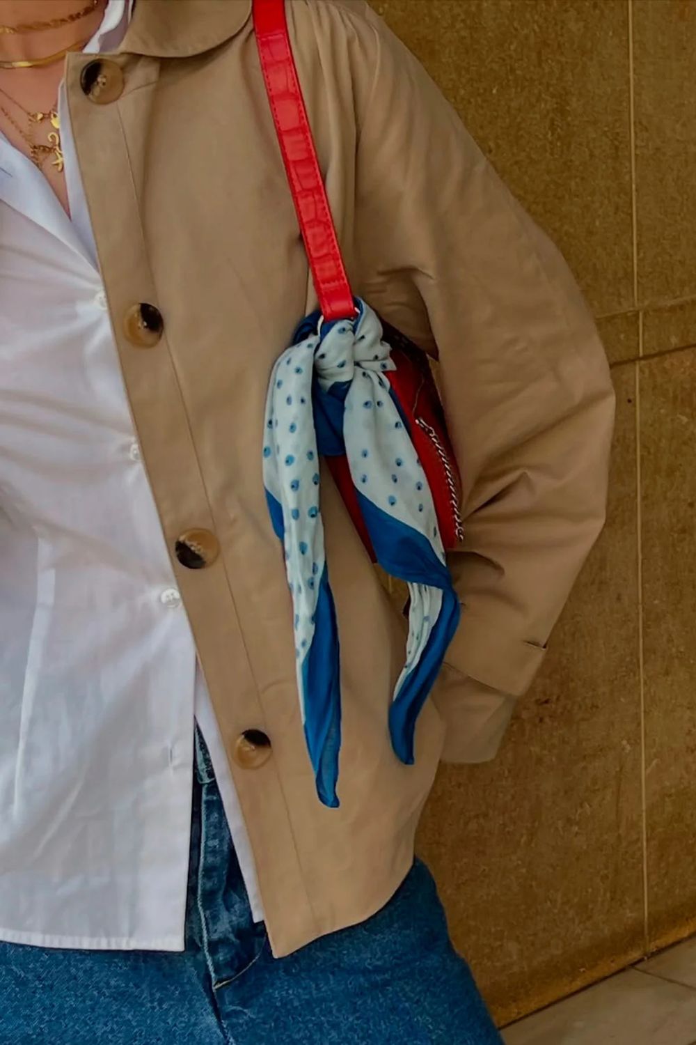 Lollys Laundry | DotLL Scarf | Light Blue