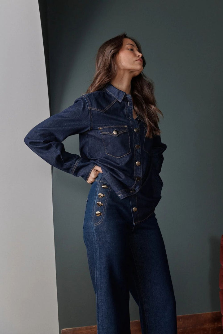 Kireina | Freya Sailor Jean | Indigo