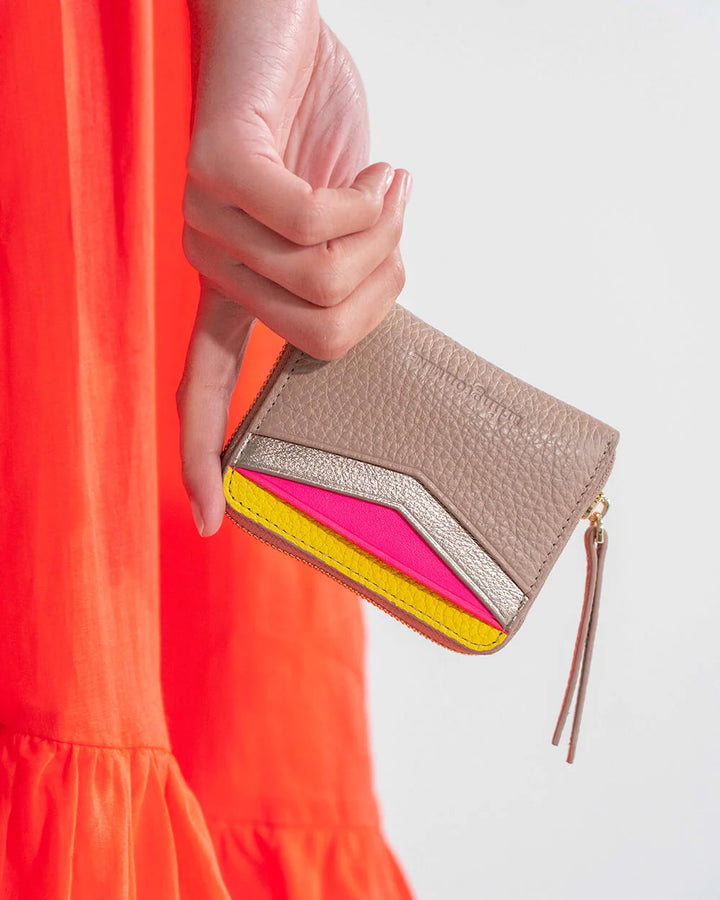 Arlington Milne | Alexis Zip Purse | Fawn Multi - Dutch Hideout