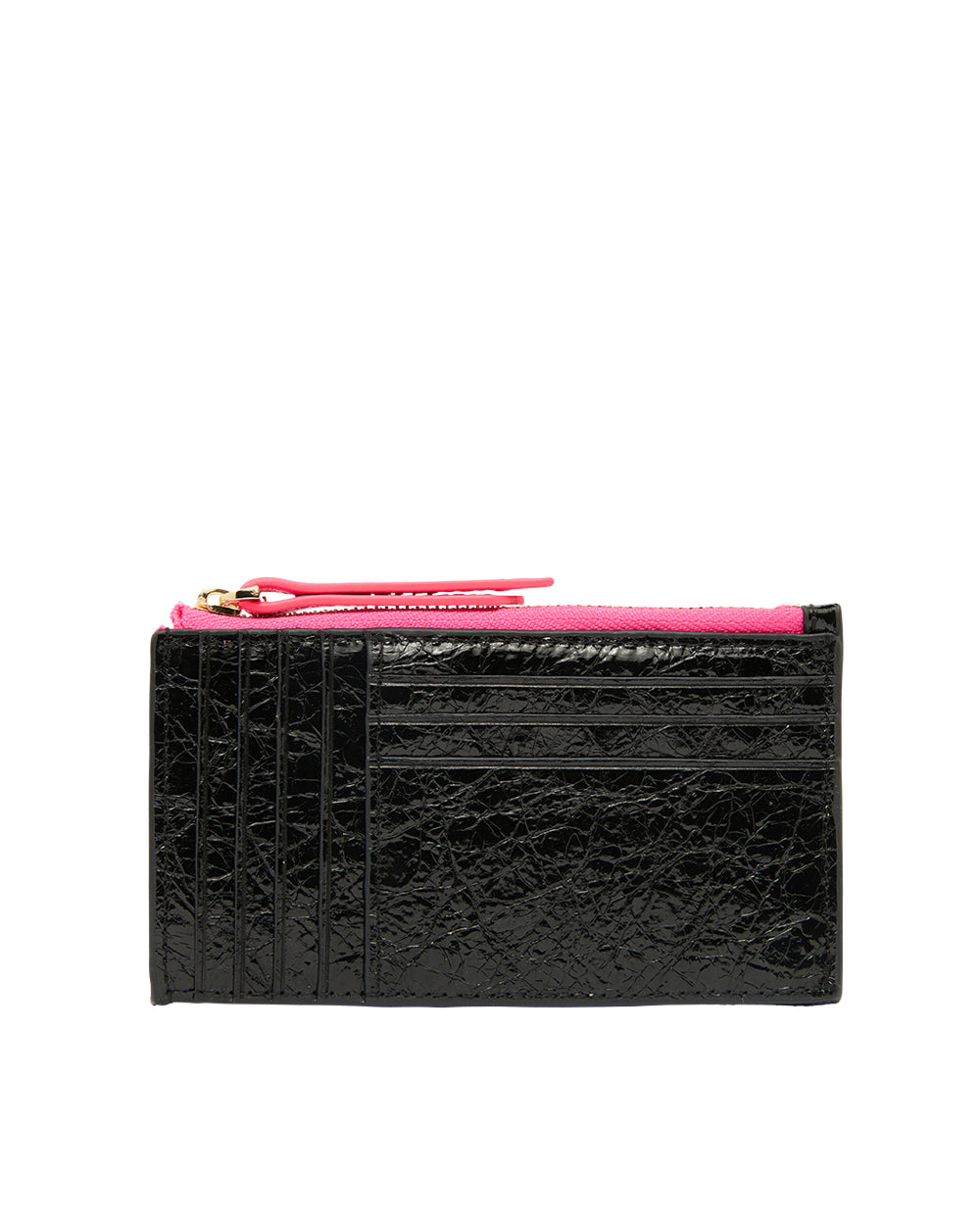 Arlington Milne | Compact Wallet | Black Crinkle