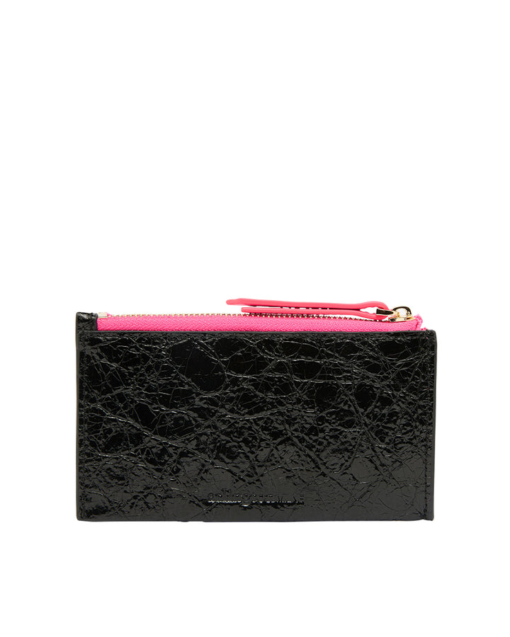 Arlington Milne | Compact Wallet | Black Crinkle