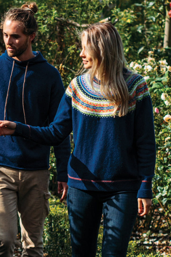 Eribe Knitwear | Alpine Short Sweater | Aurora