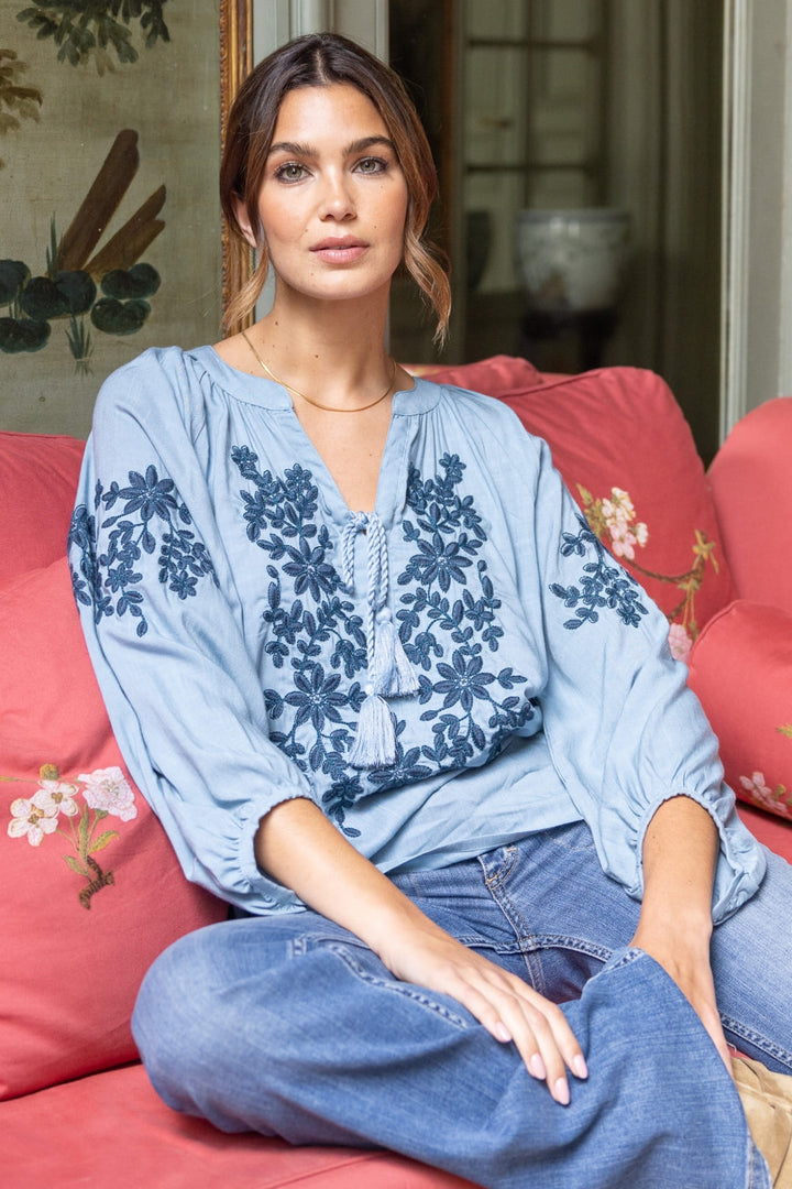 Miss June Paris | Noemie Blouse | Blue
