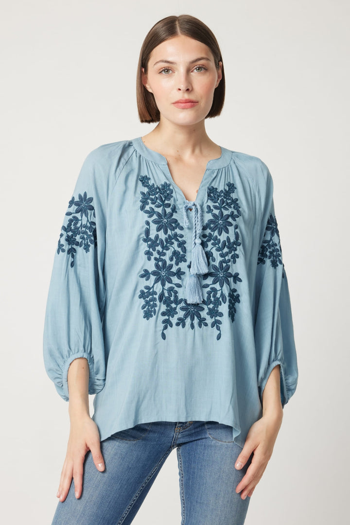 Miss June Paris | Noemie Blouse | Blue