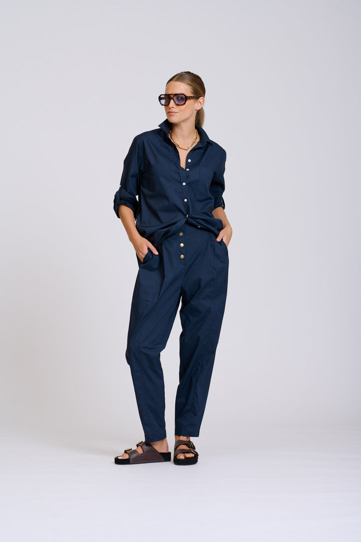 Shirty | The Girlfriend Relaxed Shirt | French Navy