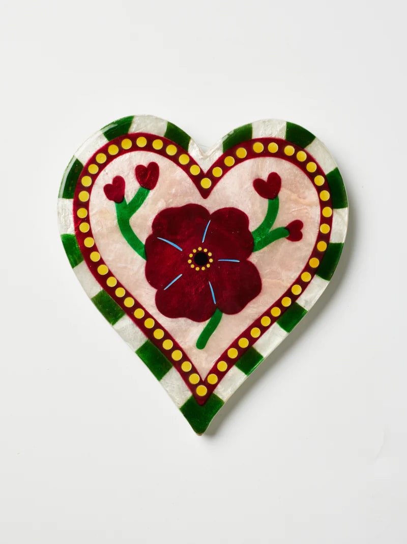 Jones and co I Wine Heart tile