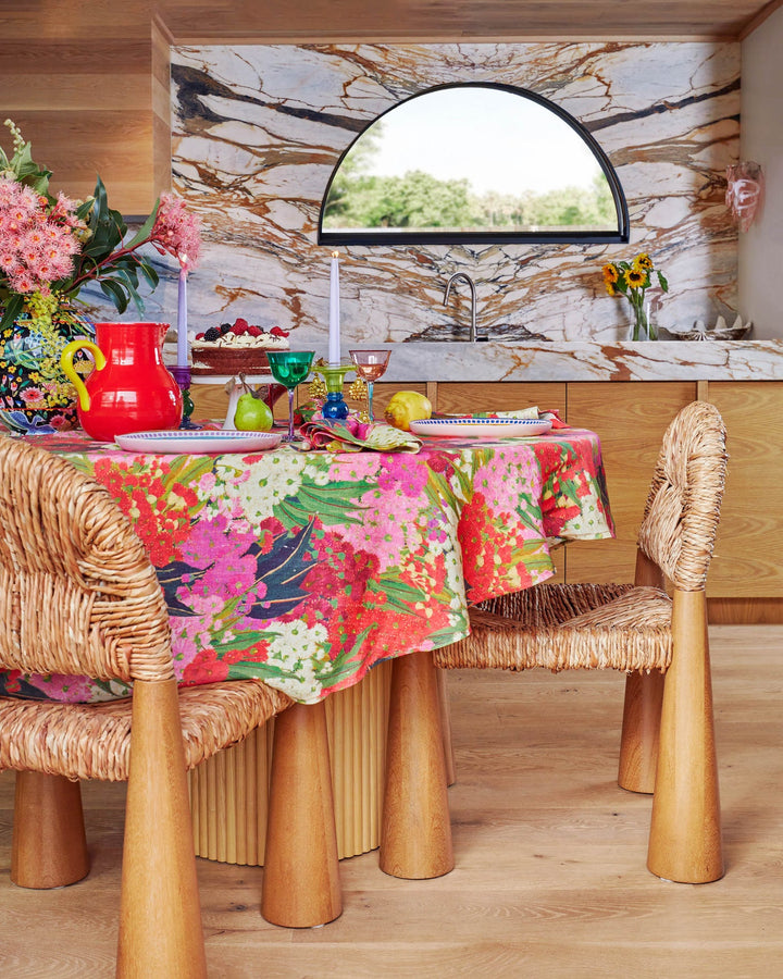 Kip & Co |  AUSTRALIAN BUSH BLOSSOM TABLECLOTH | Large Rectangular 8-10 seater