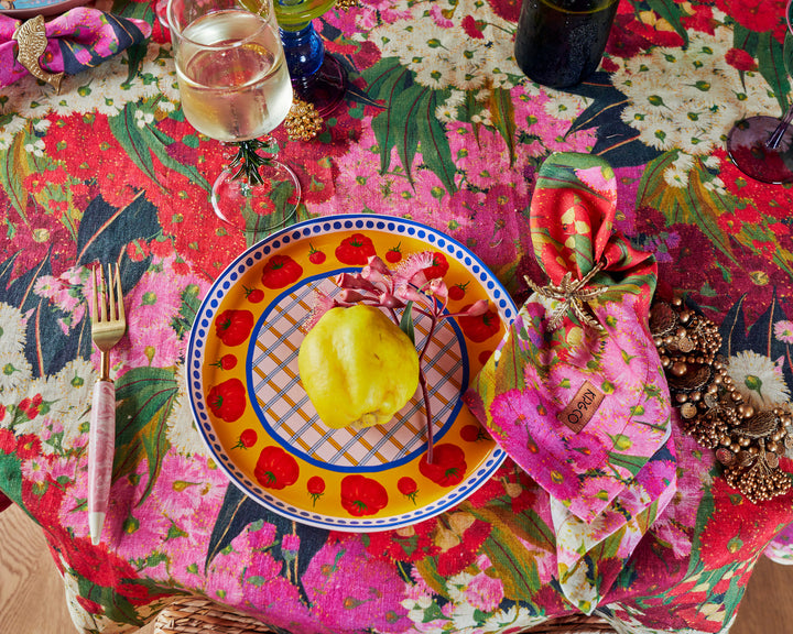 Kip & Co |  AUSTRALIAN BUSH BLOSSOM TABLECLOTH | Large Rectangular 8-10 seater