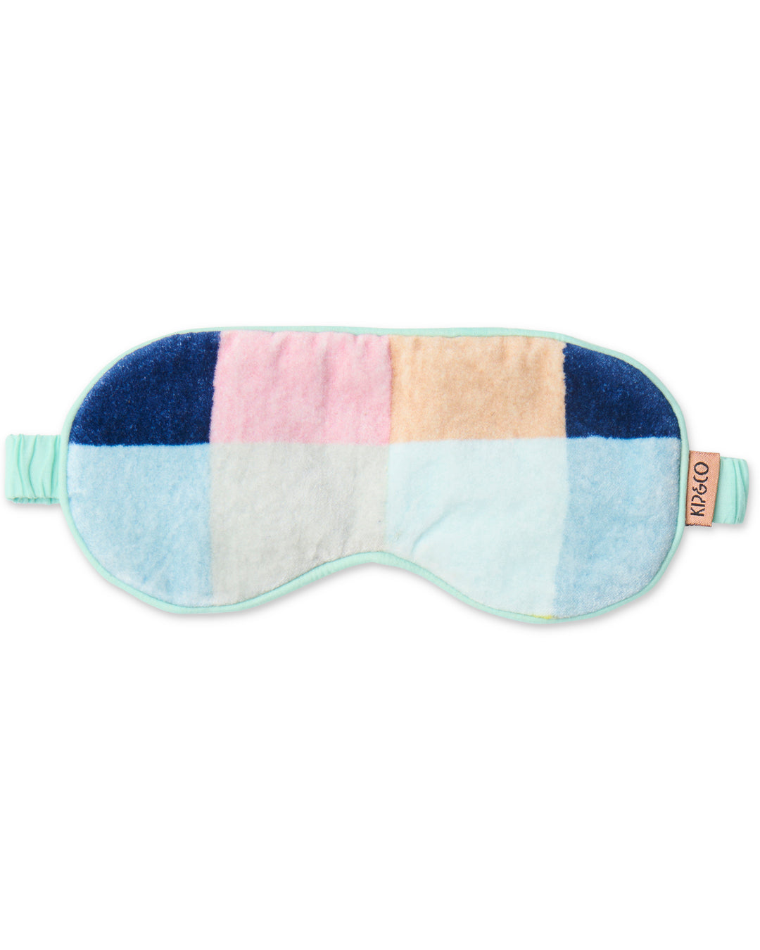 Kip & Co | Florida Tartan Velvet Eye Mask | One Size