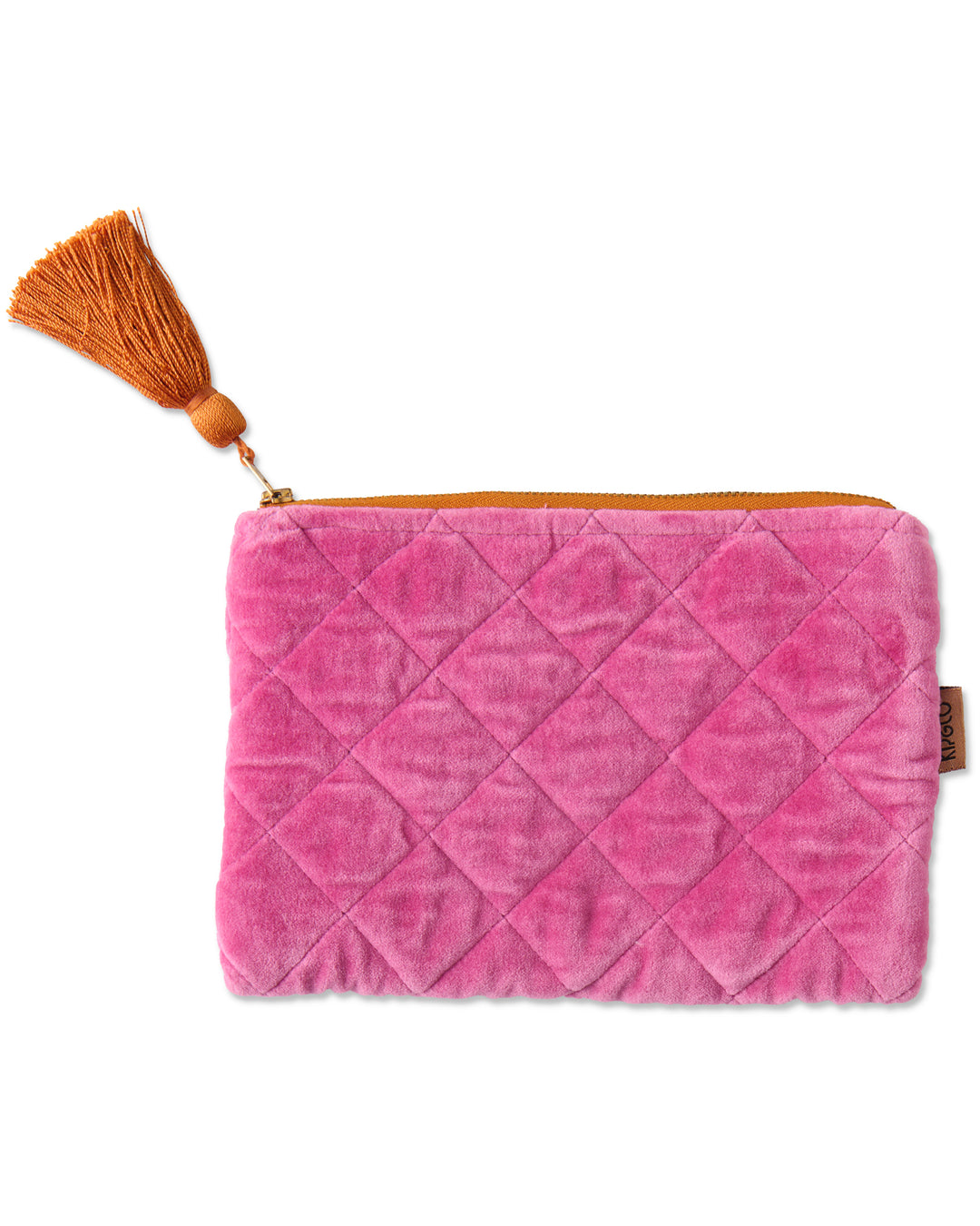 Kip & Co | Pink Velvet Cosmetics Purse | One Size
